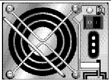 Figure showing DC power supply and fan module.