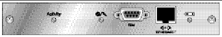 Figure showing RAID controller module and its LEDs.
