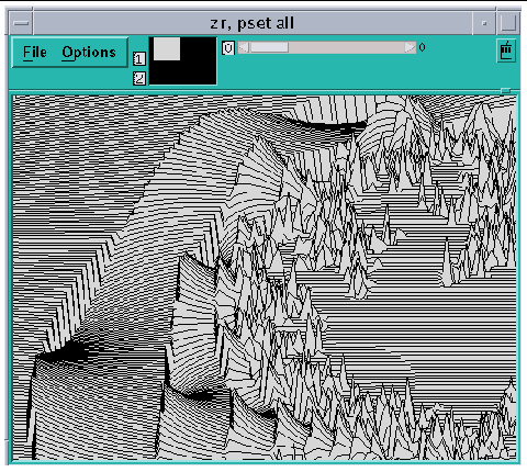Screenshot of a surface visualizer.