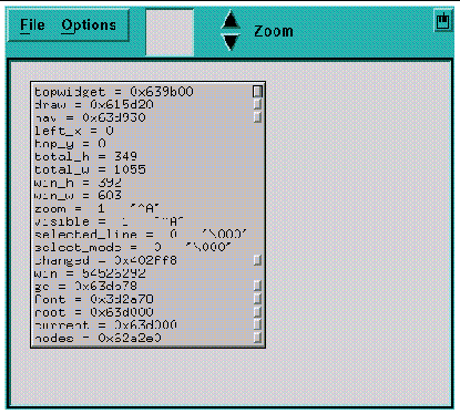 Screenshot of a structure visualizer.