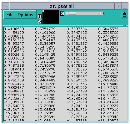 Screenshot of visualizer for a three-dimensional array.