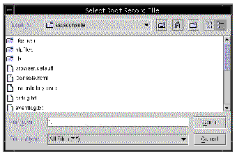 Screen capture showing the Select Boot Record File window.