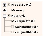 This screen capture shows a small portion of the test selection area in the SunVTS graphical interface.