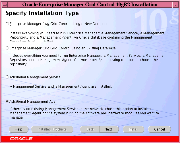 Select the appropriate installation option (fourth).